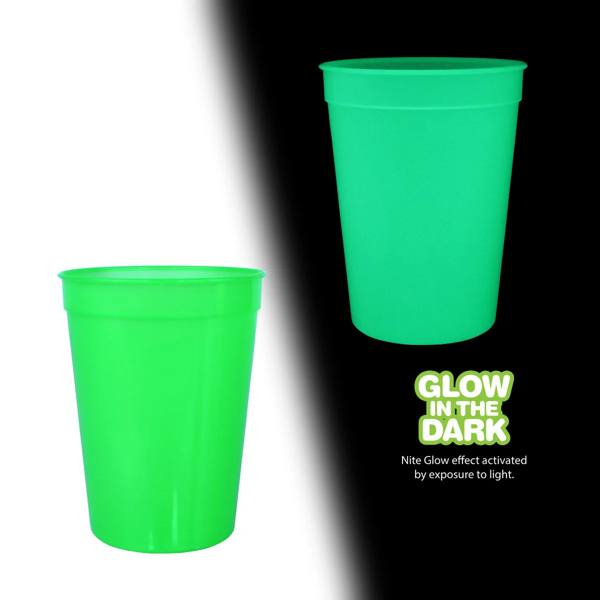 12 oz. Nite Glow Stadium Cup