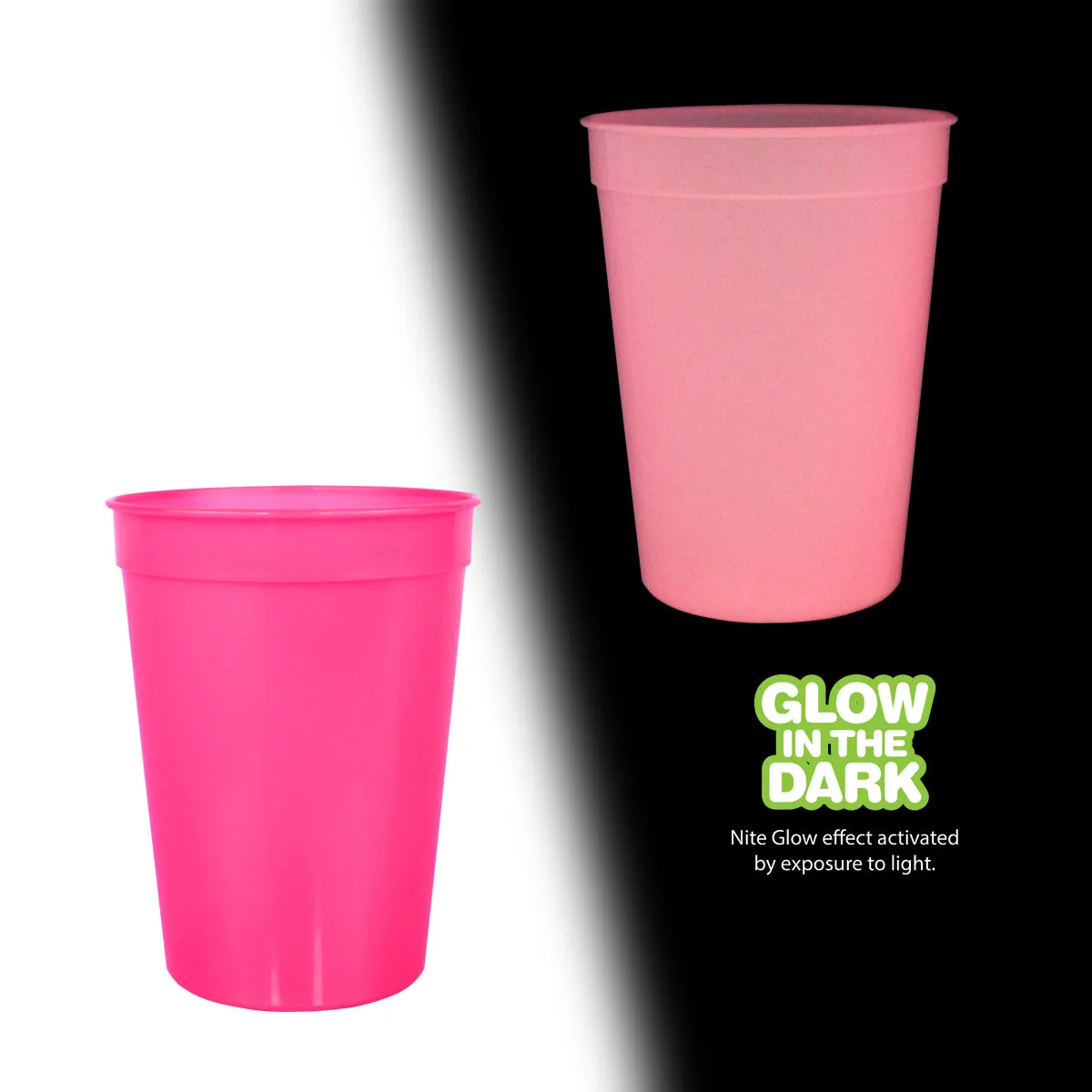 12 oz. Nite Glow Stadium Cup