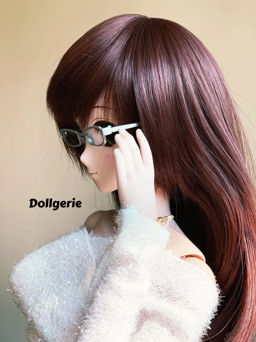 1/3 Silver Rectangular Frame Glasses (made by EPOCH)
