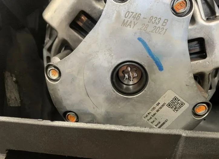 2022 ADAPT Titanium Primary Clutch Bolt and Washer