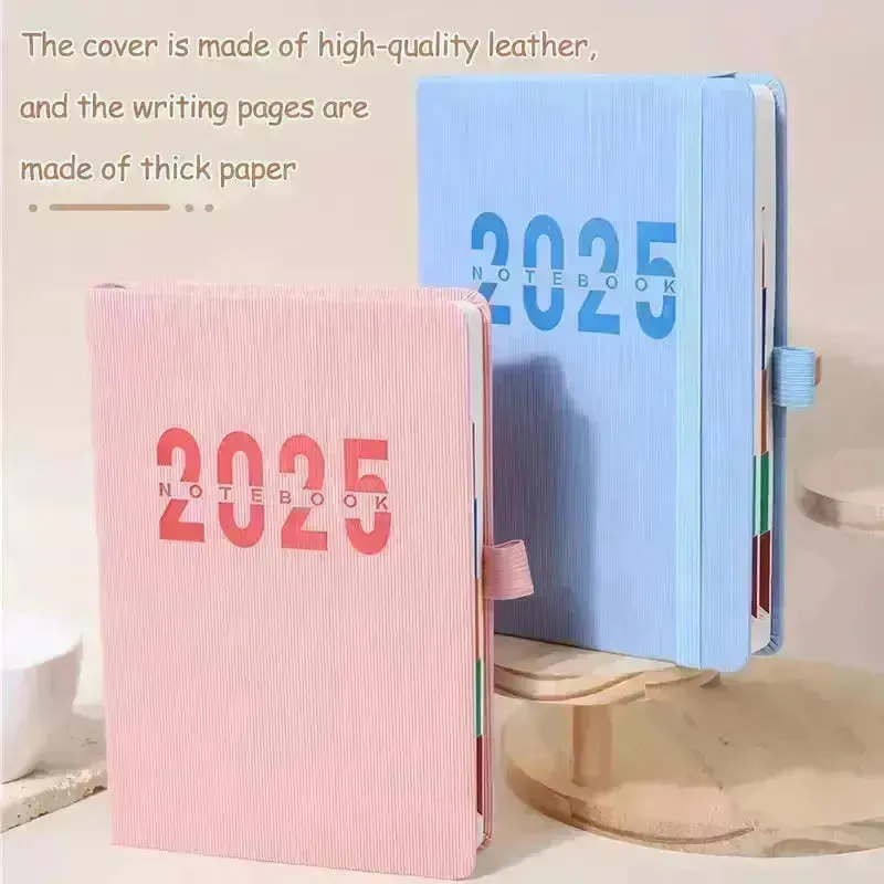 2025 A5 Premium Daily Planner Notebook