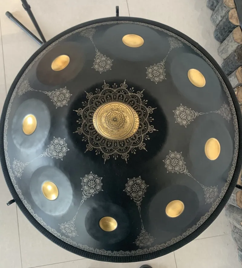 22 Inches Mandala Hand Pan Drums Set, 9/10 Notes