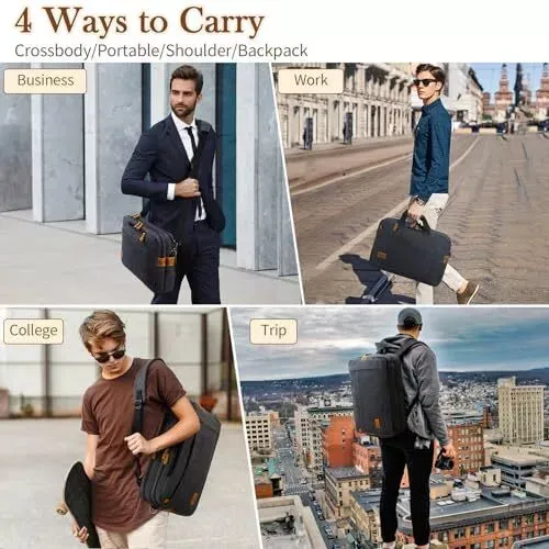 3-in-1 Executive Laptop Bag