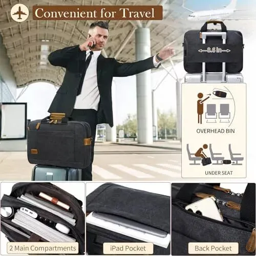 3-in-1 Executive Laptop Bag