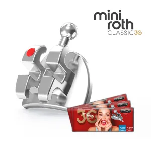 3 Sets de Brackets Mini Roth 3G .022 /  .018