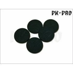 40mm rund Bases Textured (Magnet-Slot   2x optional Miniature-Slot)-(5x)