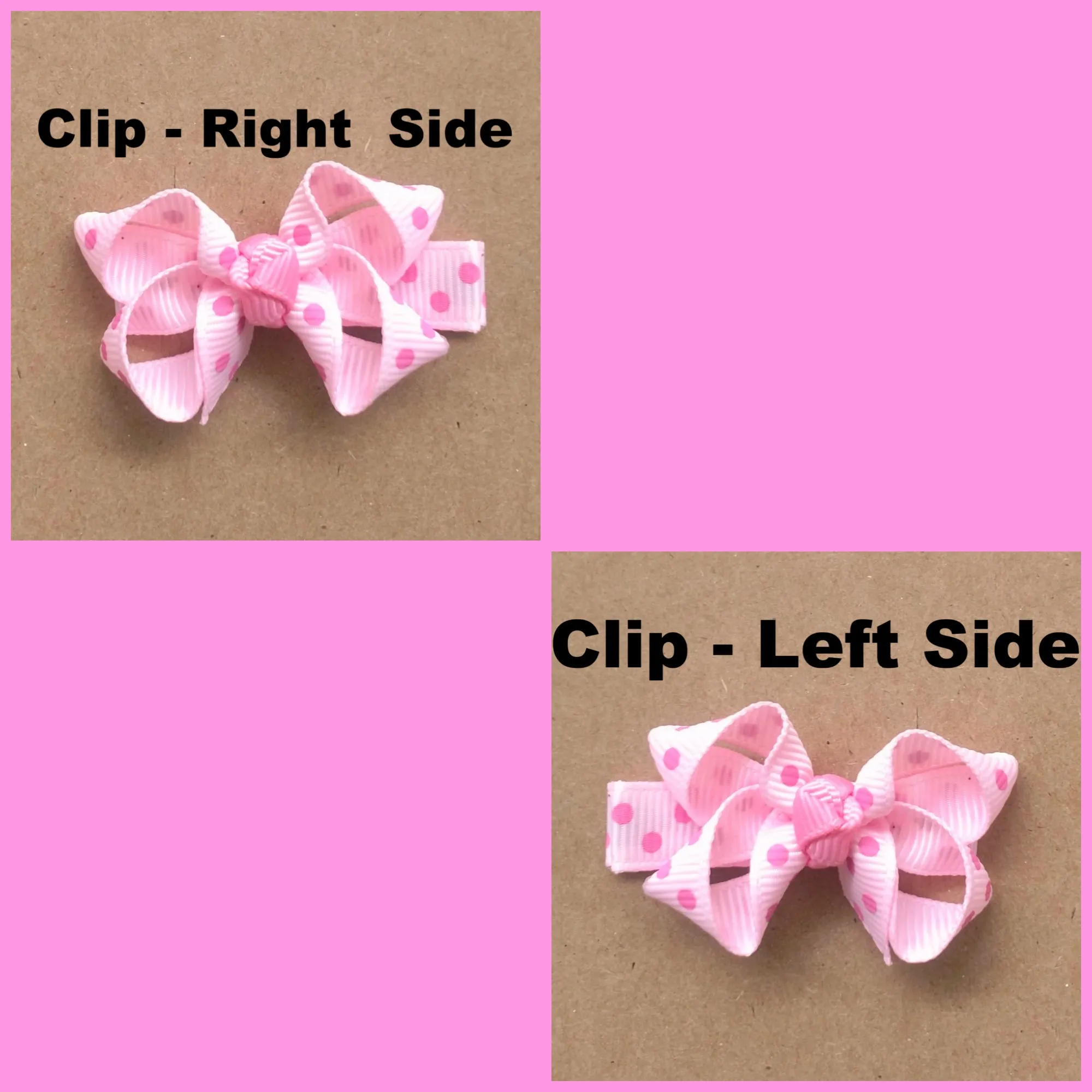 4" Pumpkin Ribbon Hair Bow
