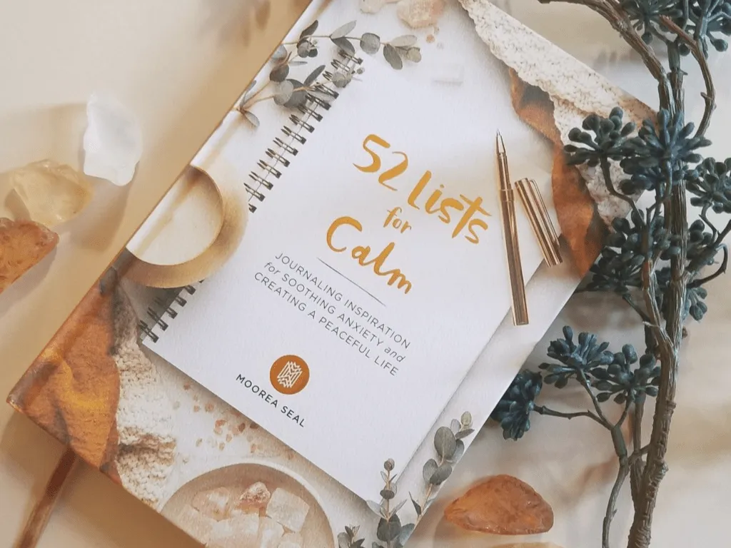 52 Lists for Calm Book