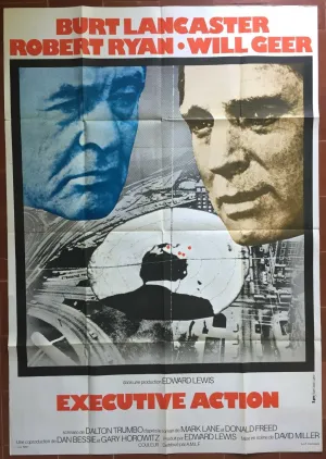 Affiche EXECUTIVE ACTION Robert Ryan BURT LANCASTER 120x160cm *