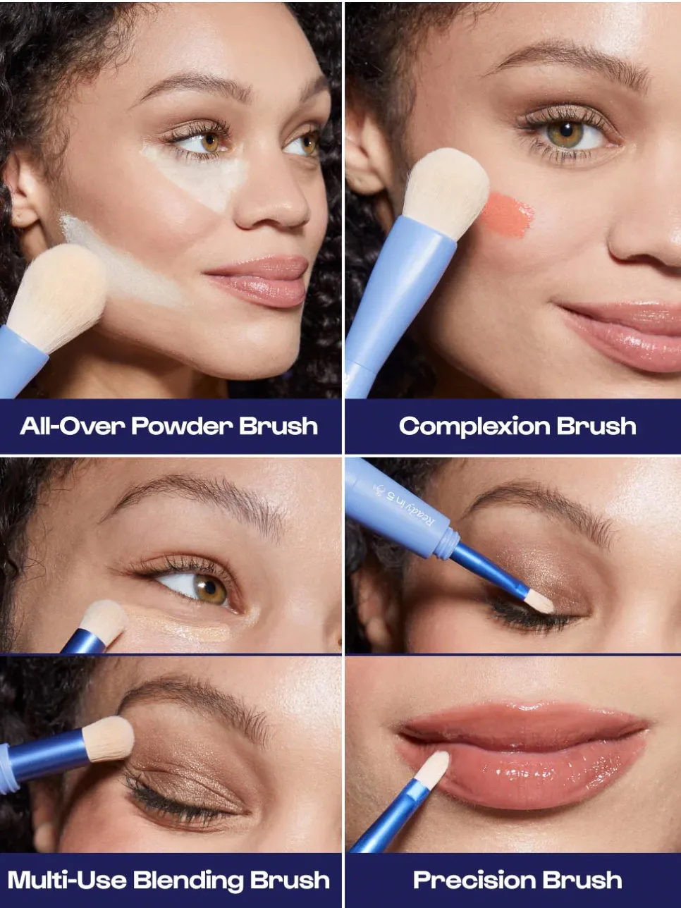 Alleyoop Overachiever 4-in-1 Makeup Brush