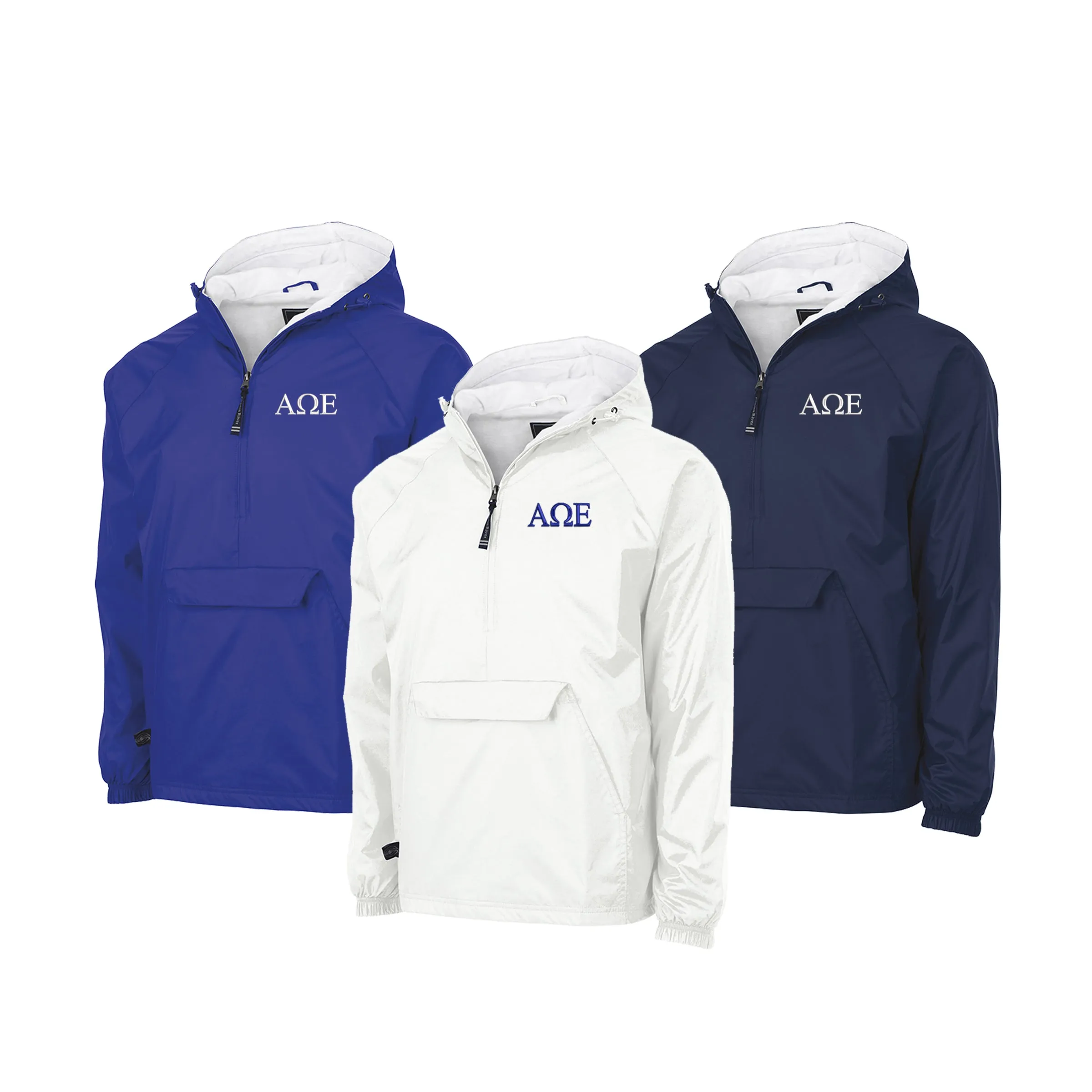 Alpha Omega Epsilon Lined Windbreaker