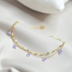 Amethyst Bracelet (Solid Silver)