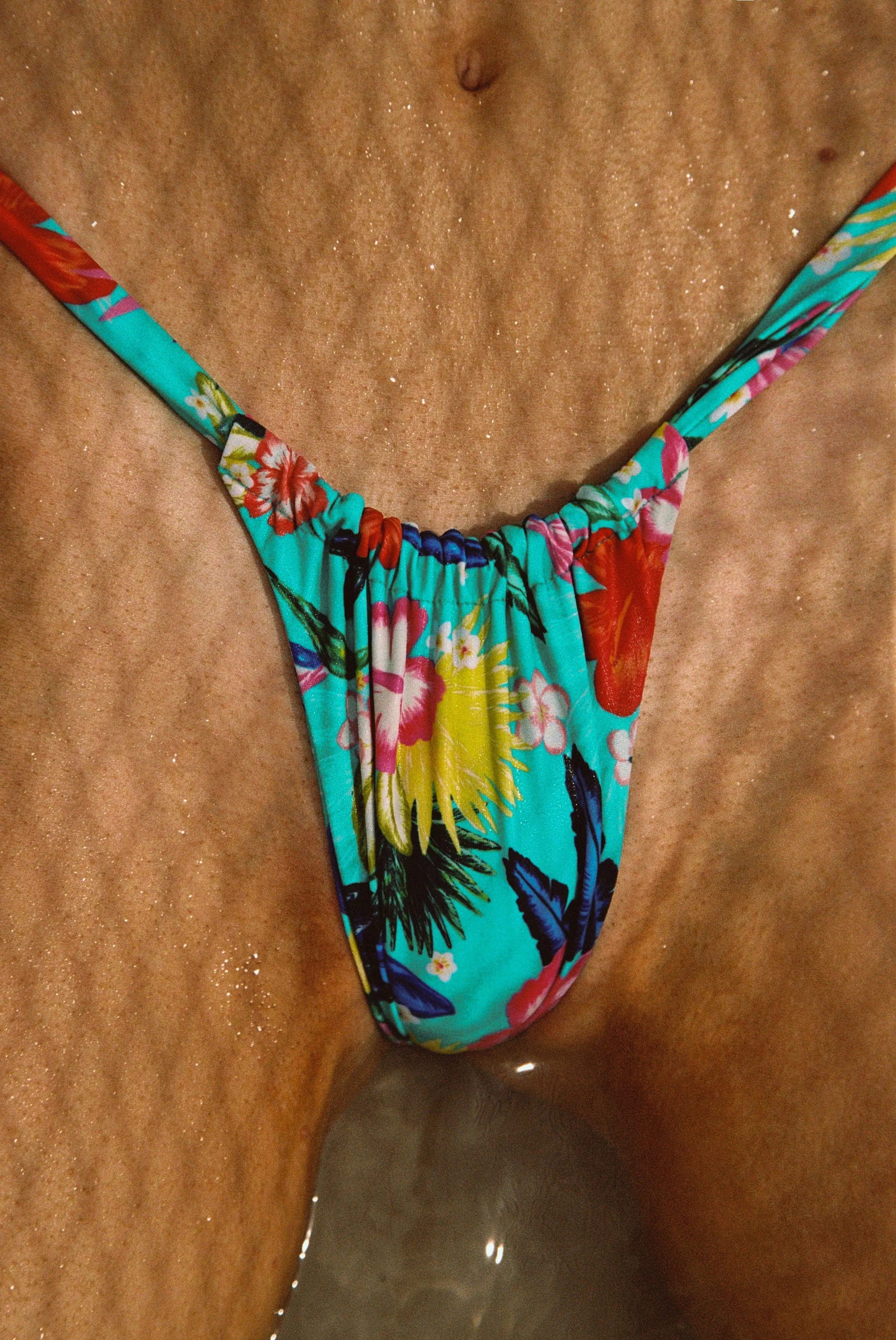 AMORE bottoms - retro hibiscus