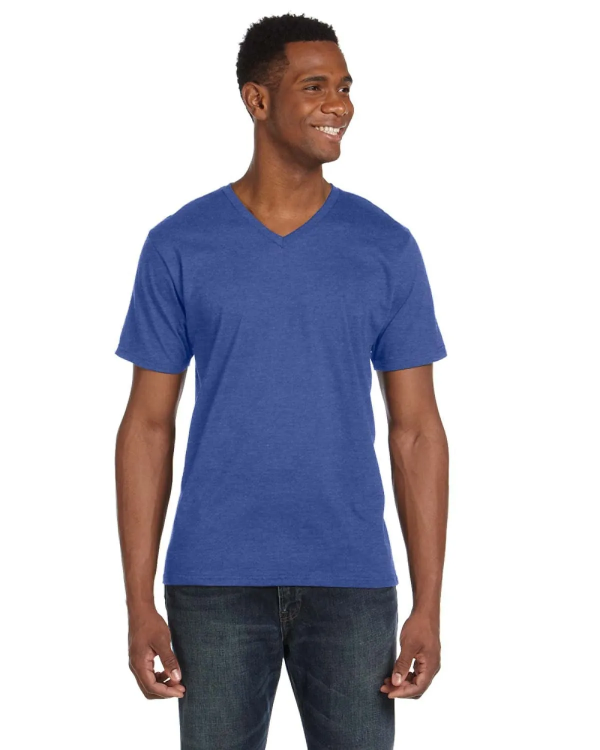 Anvil Fashion Fit V-Neck T-Shirt