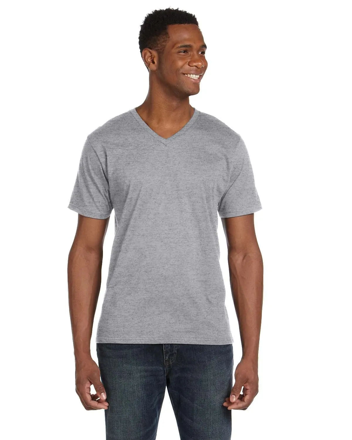 Anvil Fashion Fit V-Neck T-Shirt
