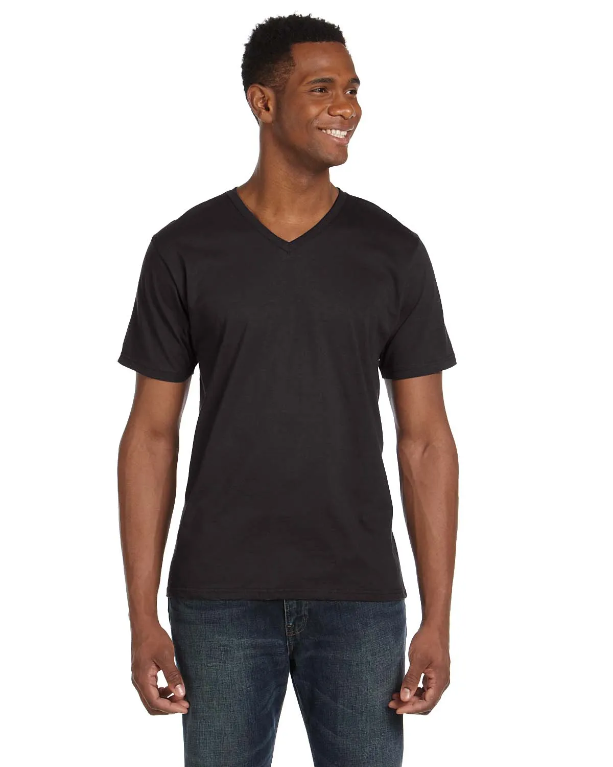 Anvil Fashion Fit V-Neck T-Shirt