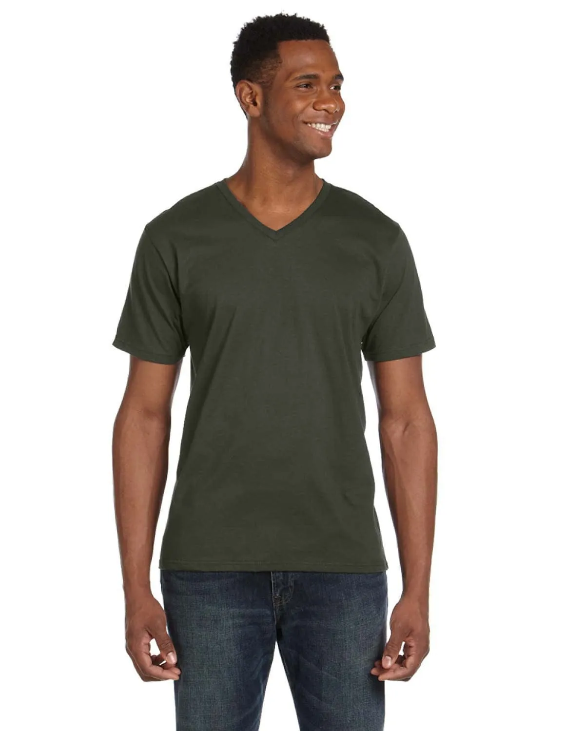 Anvil Fashion Fit V-Neck T-Shirt