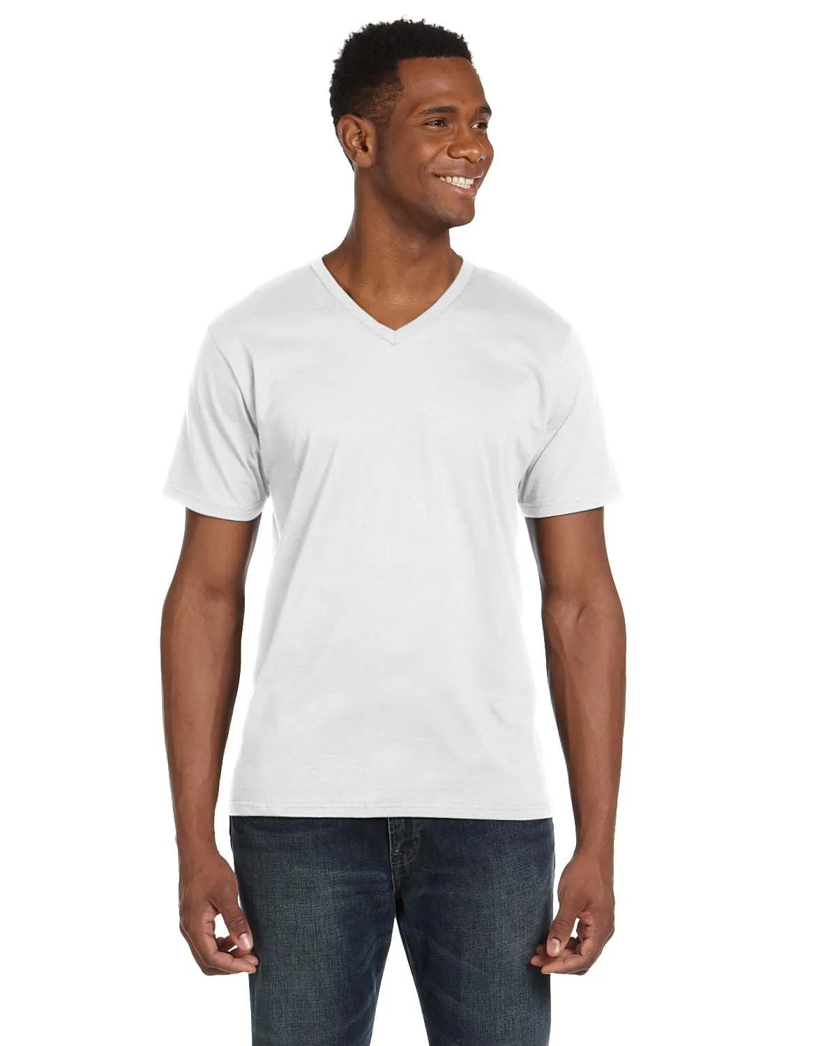 Anvil Fashion Fit V-Neck T-Shirt