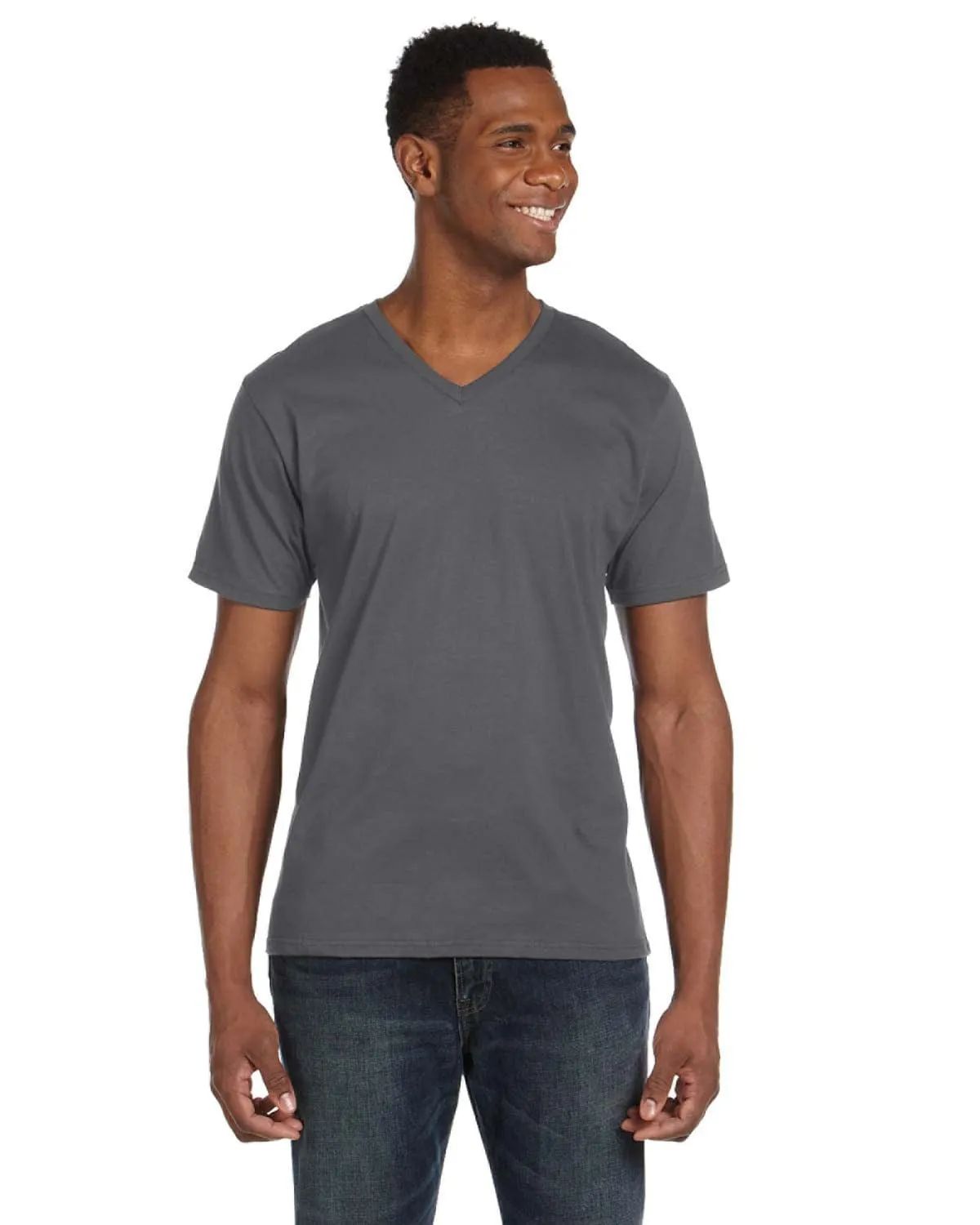 Anvil Fashion Fit V-Neck T-Shirt
