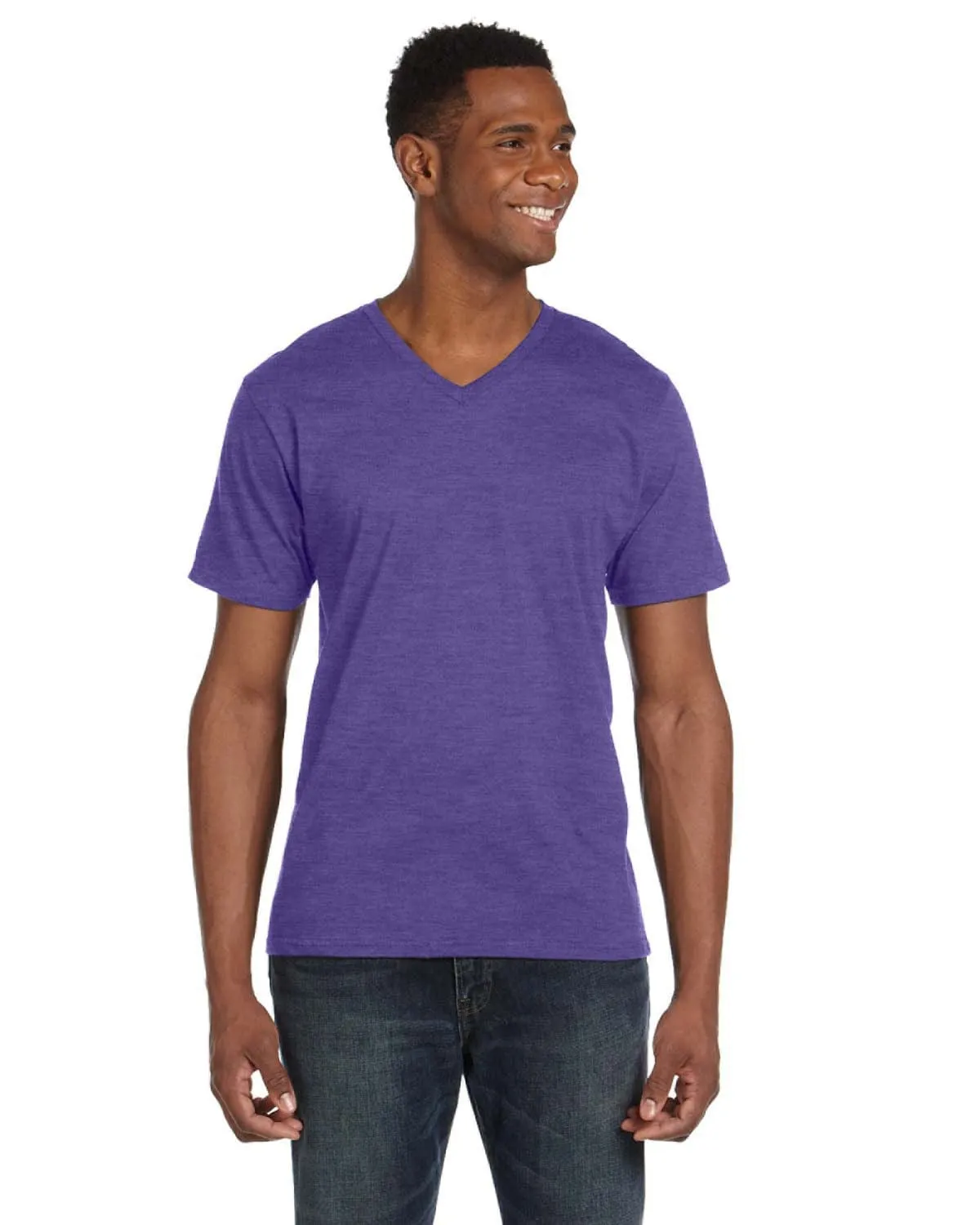 Anvil Fashion Fit V-Neck T-Shirt