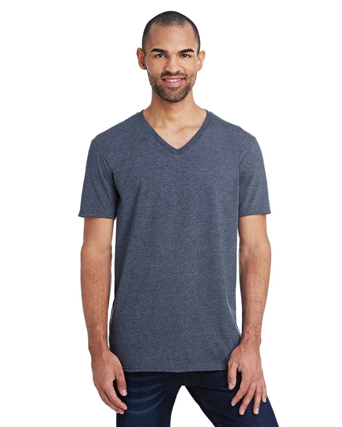 Anvil Fashion Fit V-Neck T-Shirt