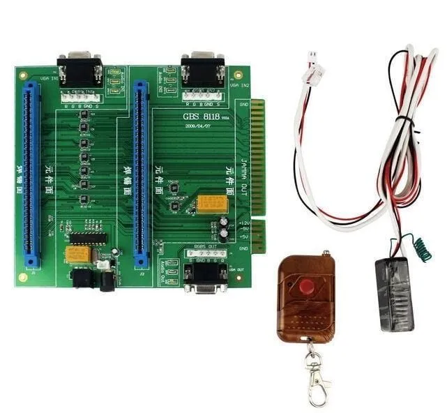 Arcade Game 2in1 JAMMA Switcher PCB Remote
