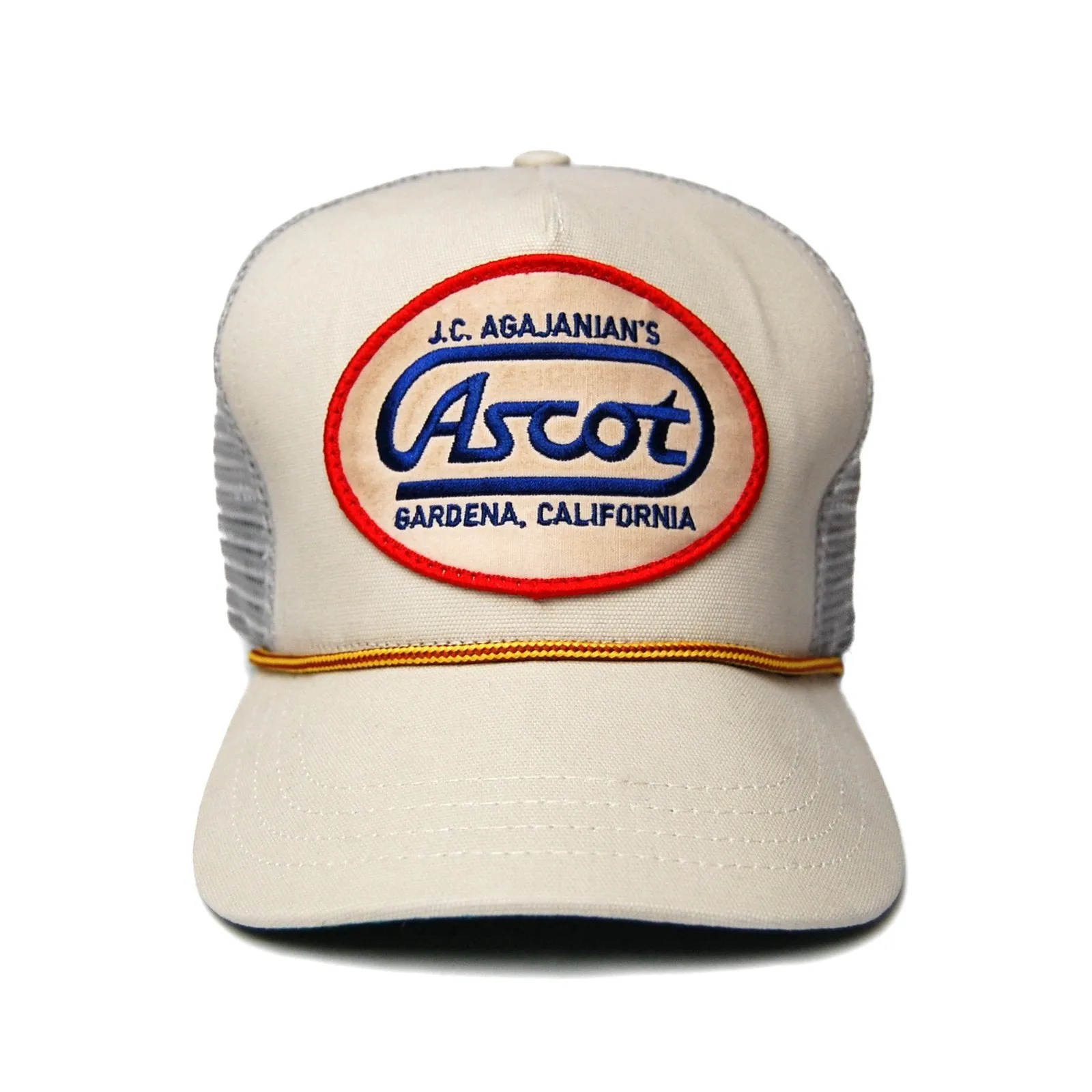 Ascot Service Trucker Hat Bone