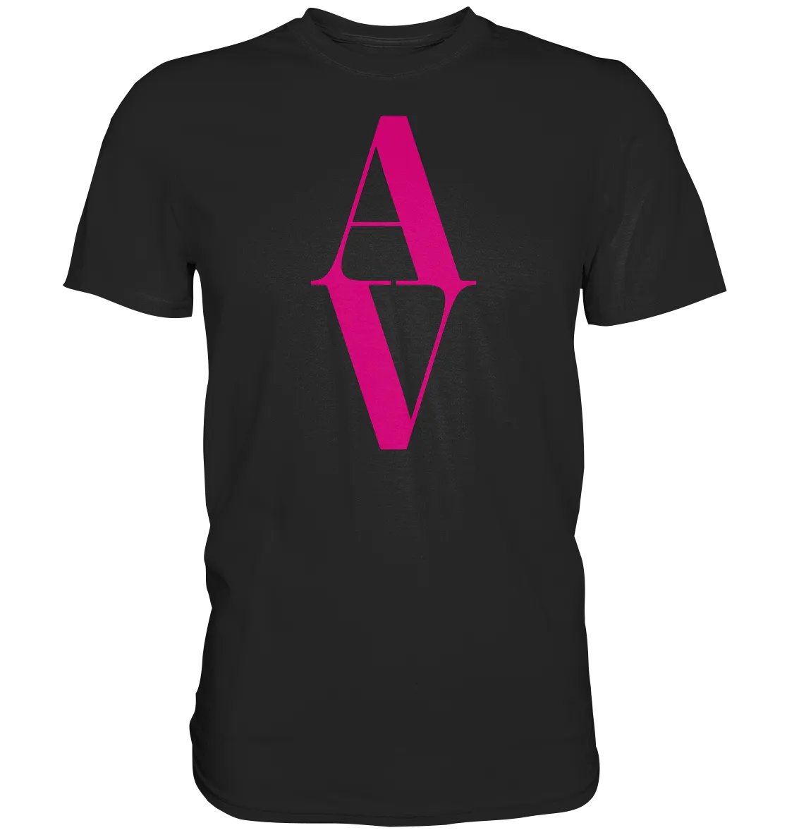 AV / Premium Unisex Tshirt with Pink AV Logo