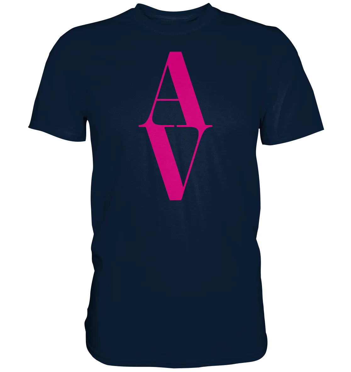 AV / Premium Unisex Tshirt with Pink AV Logo