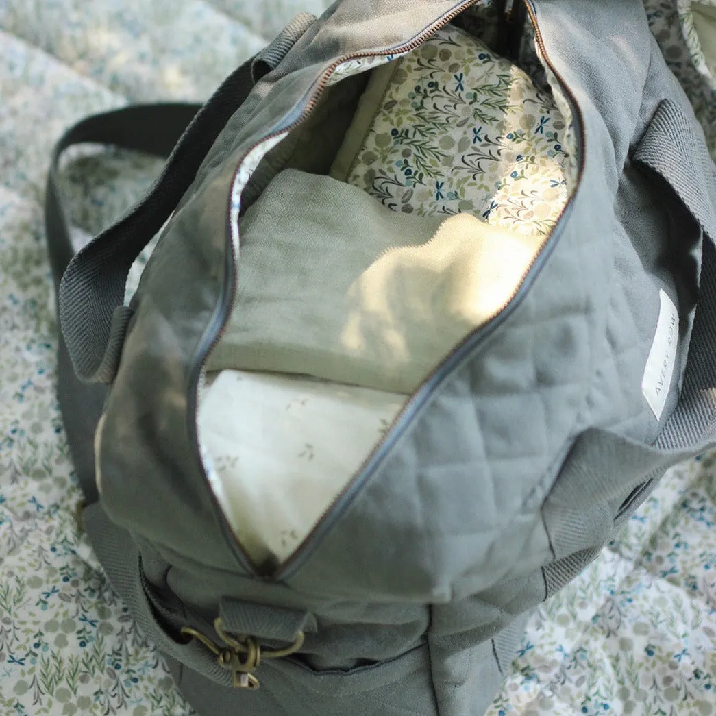 Baby Changing Bag with Pram Clips (Flint)