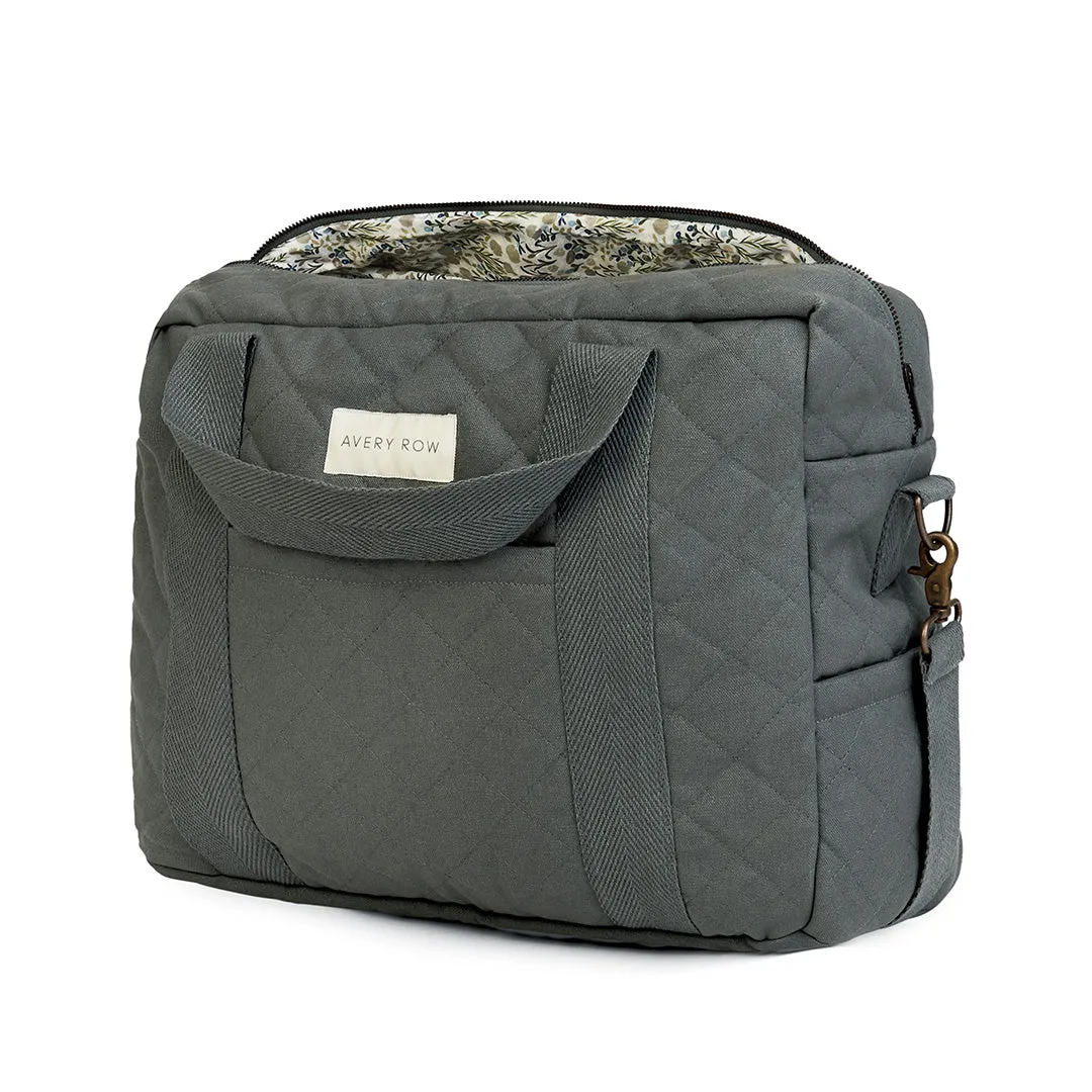 Baby Changing Bag with Pram Clips (Flint)