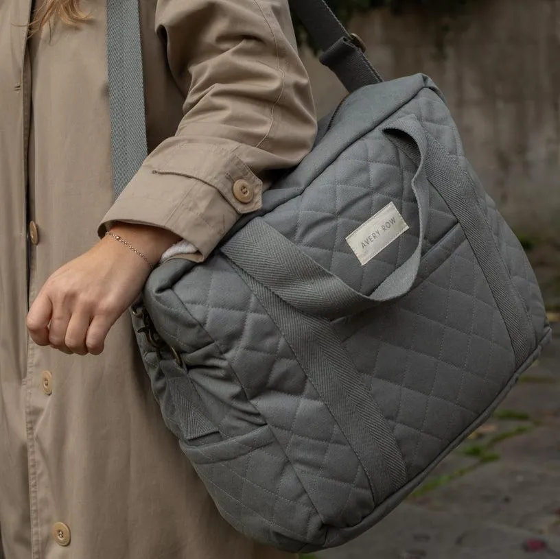 Baby Changing Bag with Pram Clips (Flint)
