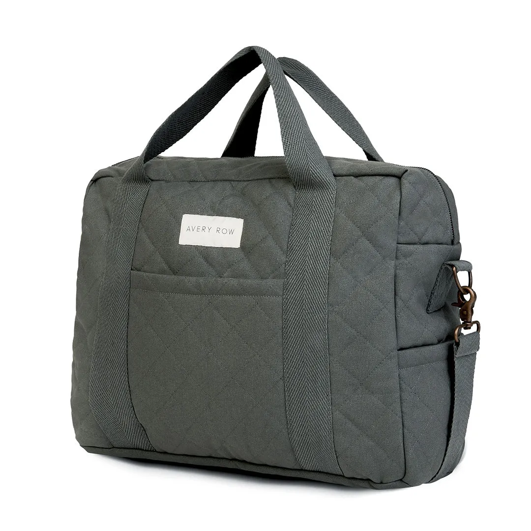 Baby Changing Bag with Pram Clips (Flint)