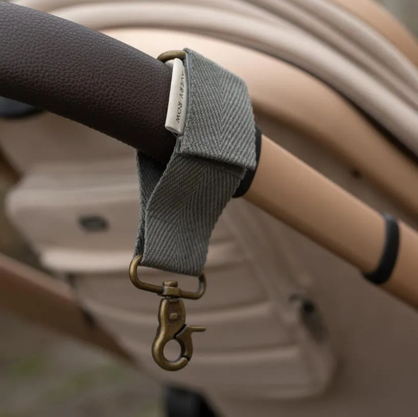 Baby Changing Bag with Pram Clips (Flint)