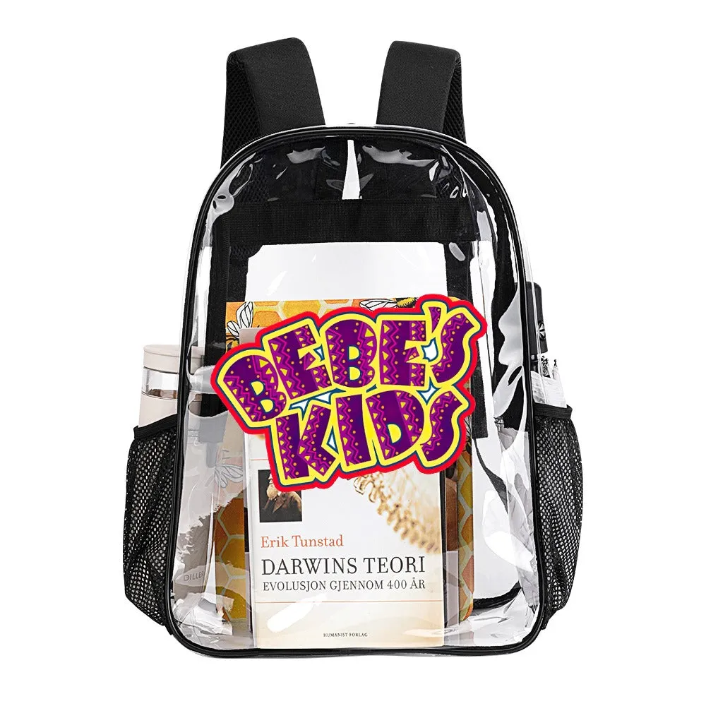 BEBE's Kids Transparent Backpack 17 Inch