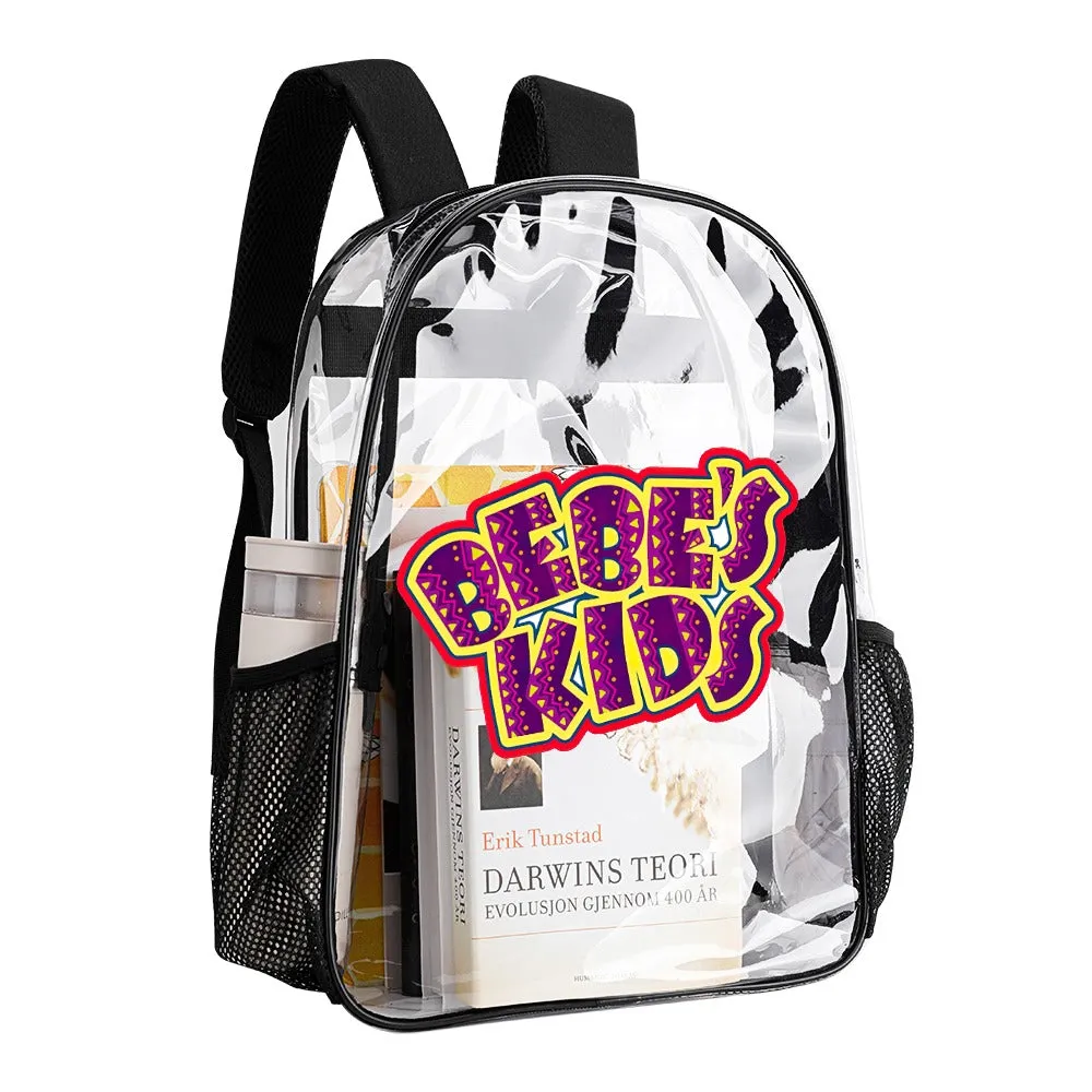 BEBE's Kids Transparent Backpack 17 Inch
