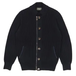 Berluti Zip Up Knit Black Size 48