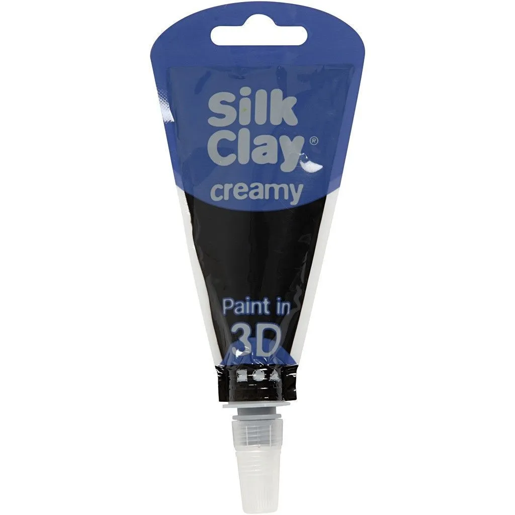Black Colour Liquid Modelling Clay Piping Bag For Relief Drawing 35 ml