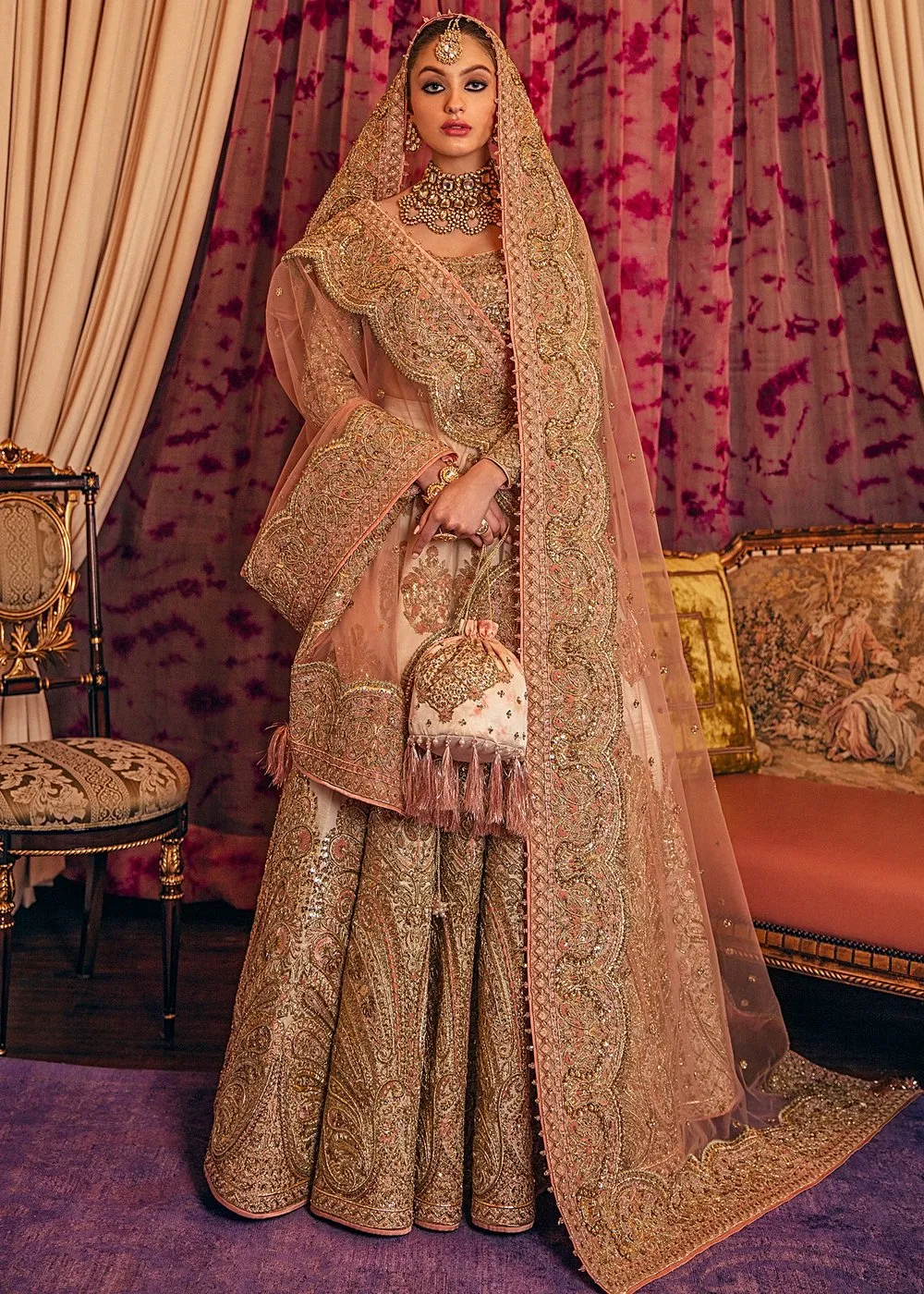 Bridal Traditional Lehnga Choli for Wedding #Y6184