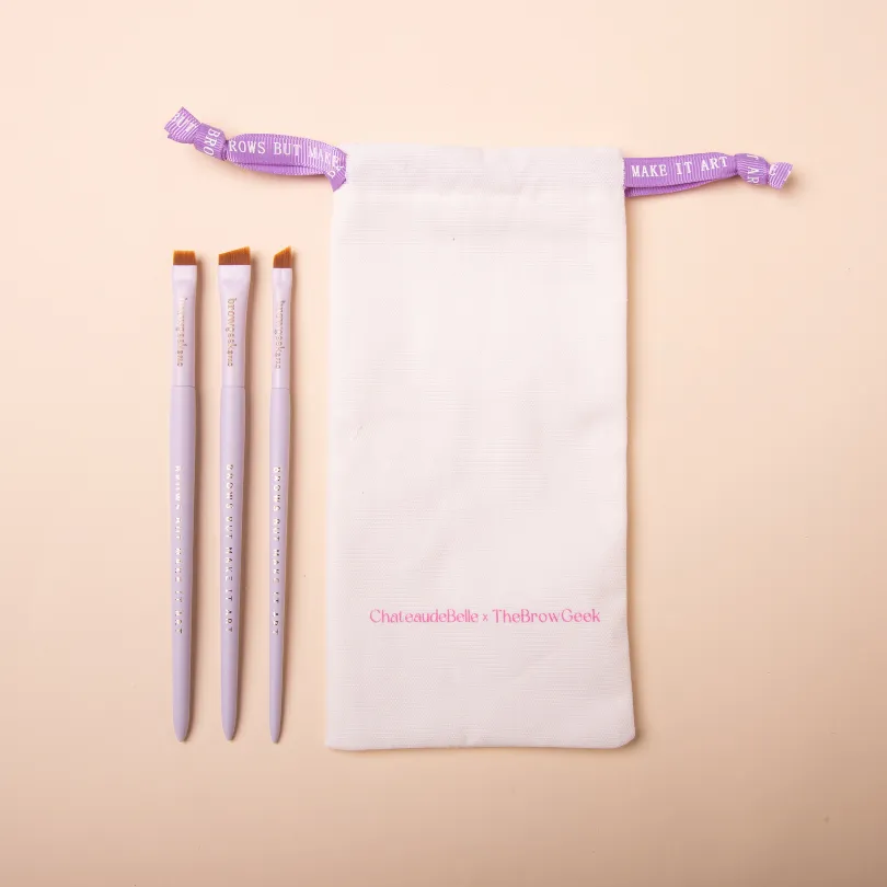 Brow Geek x Chateau De Belle - Brush Collection - Brows But Make It Art