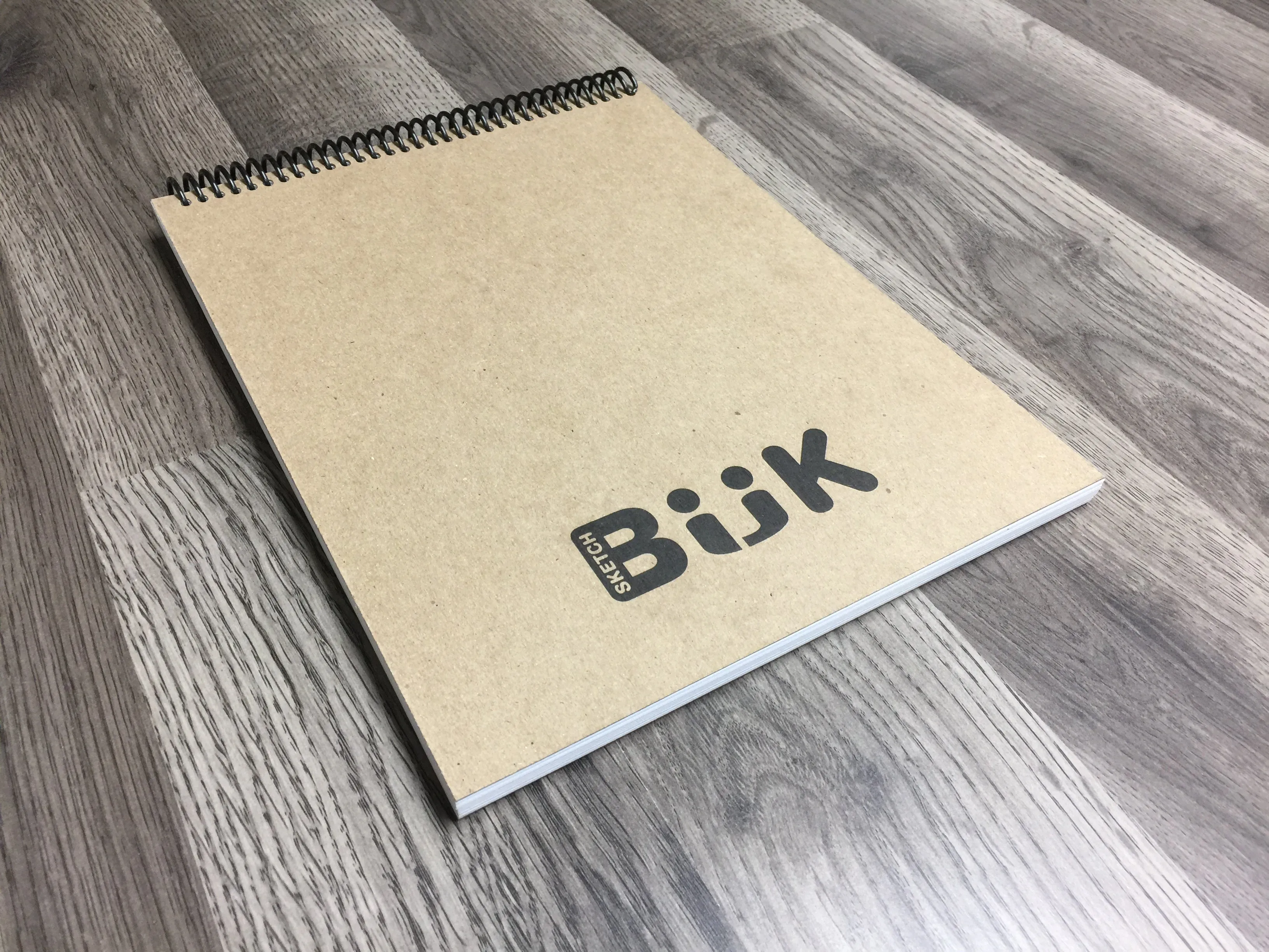 BUK brand sketchbook. Spiral Bound. Top Spine. Multi-Media. (8.5" x 11") SB-2550-TS