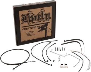Burly Brand B30-1184 Handlebar Cable/Line Install Kit - Black