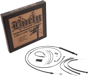 Burly Brand B30-1240 Handlebar Cable/Line Install Kits - Black