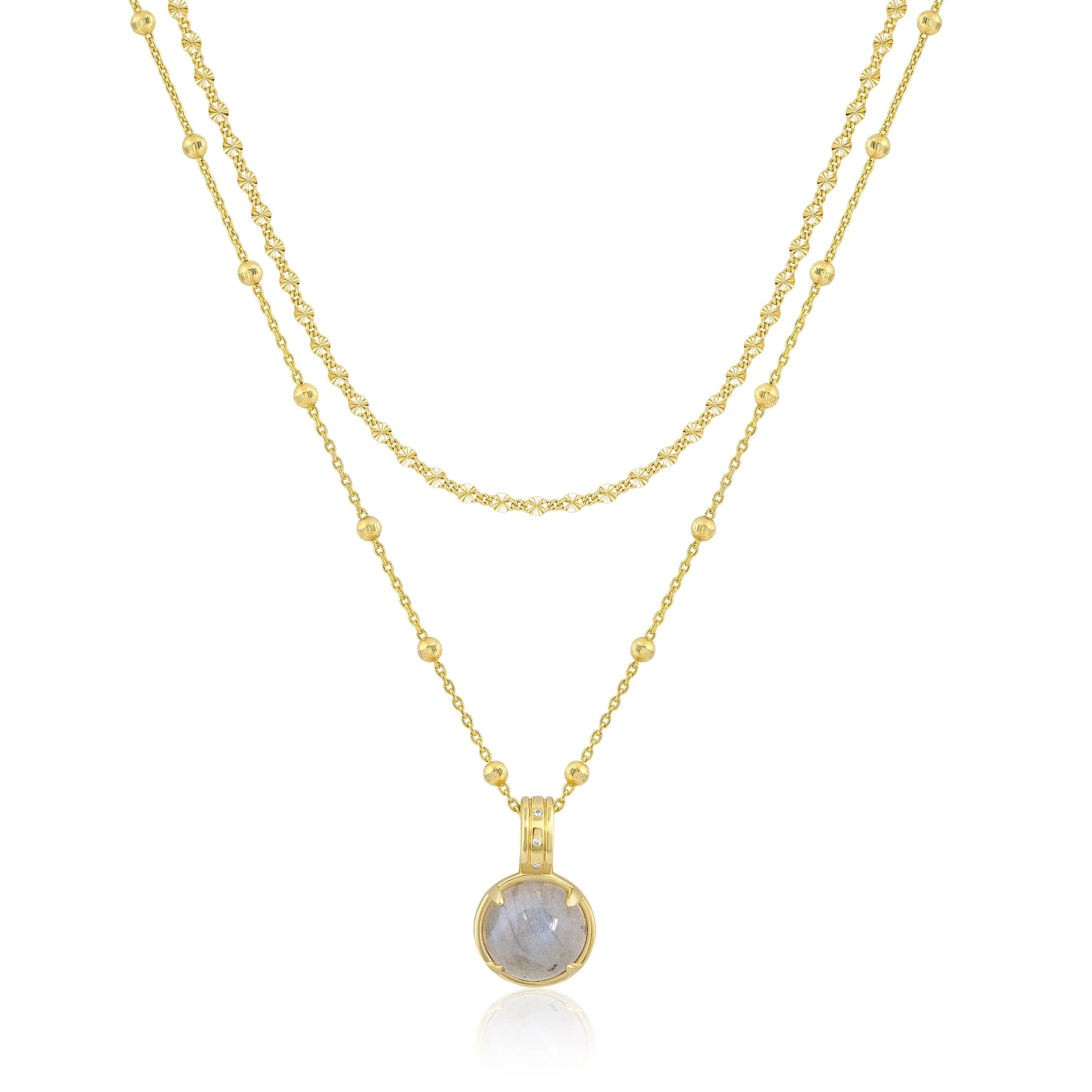 cabochon gemstone | double layer