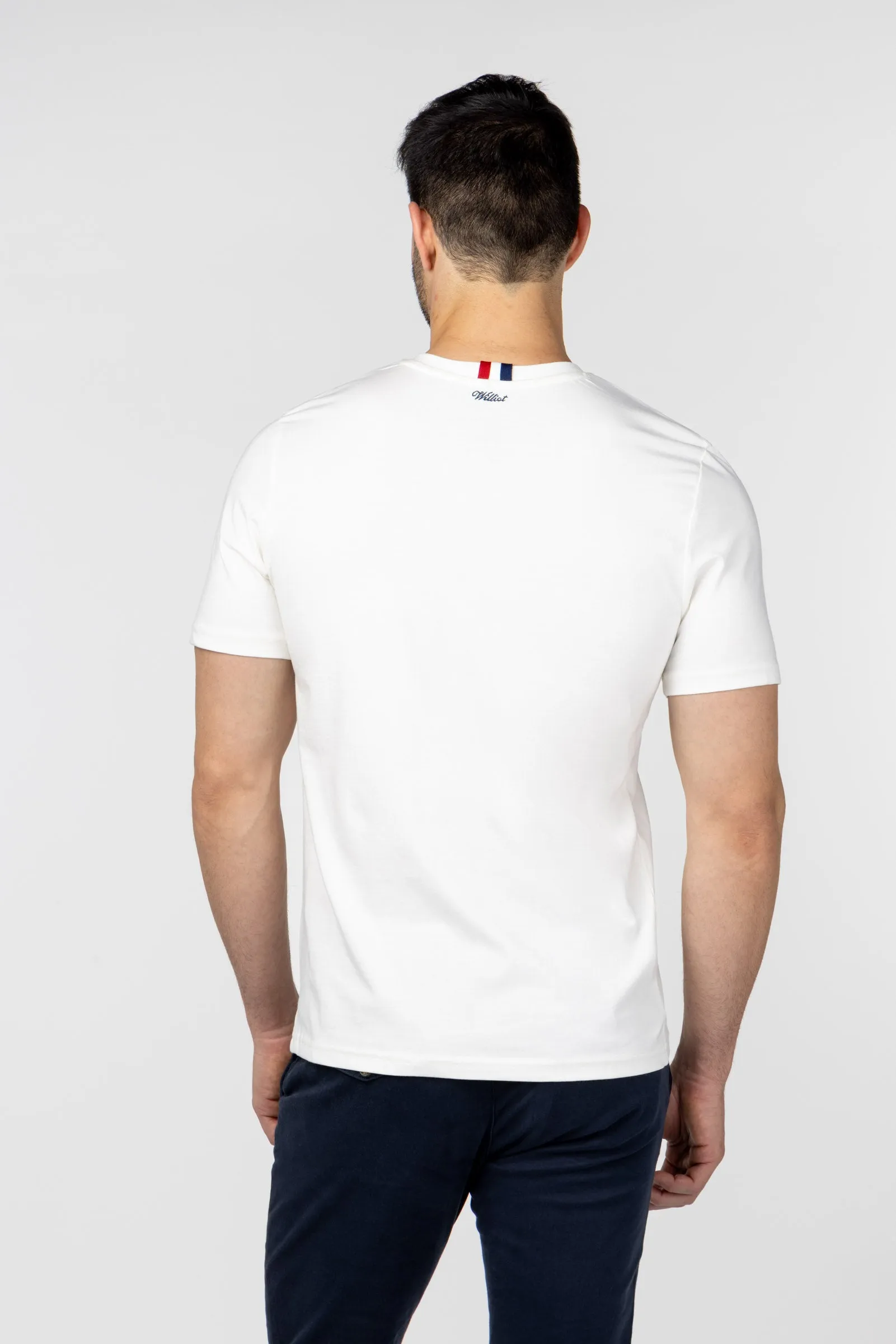 Camiseta Étnica Bordada Blanca