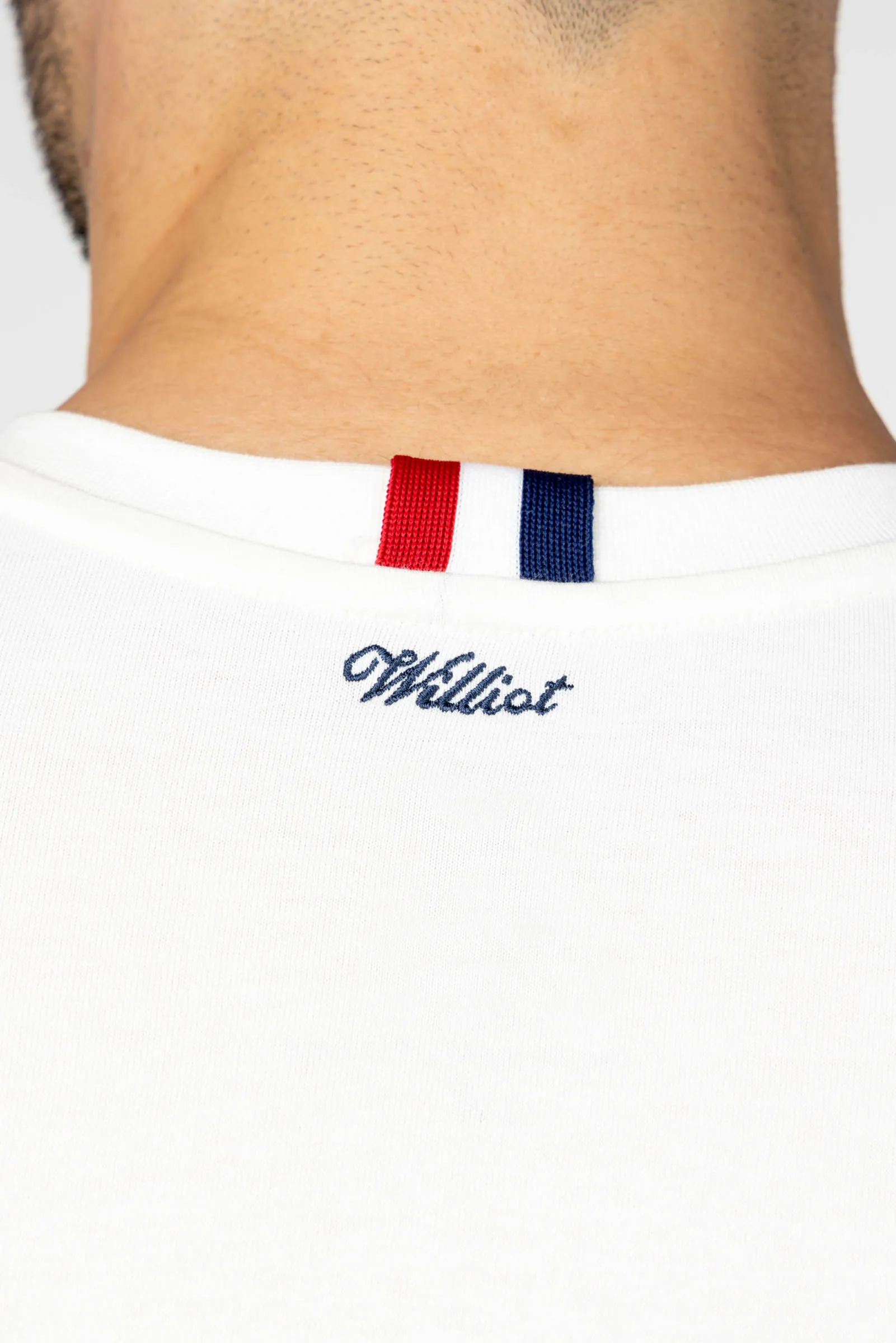 Camiseta Étnica Bordada Blanca