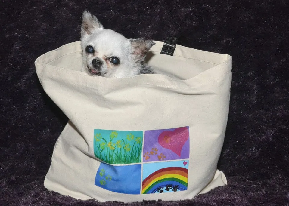 Canvas Tote Bag "Art by Teddy"