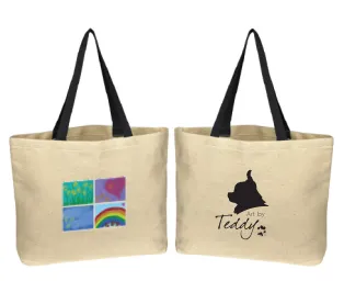 Canvas Tote Bag "Art by Teddy"