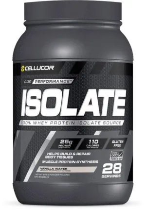Cellucor Cor-Performance Isolate Whey Protein Vanilla Wafer 28 Servings 2 lB