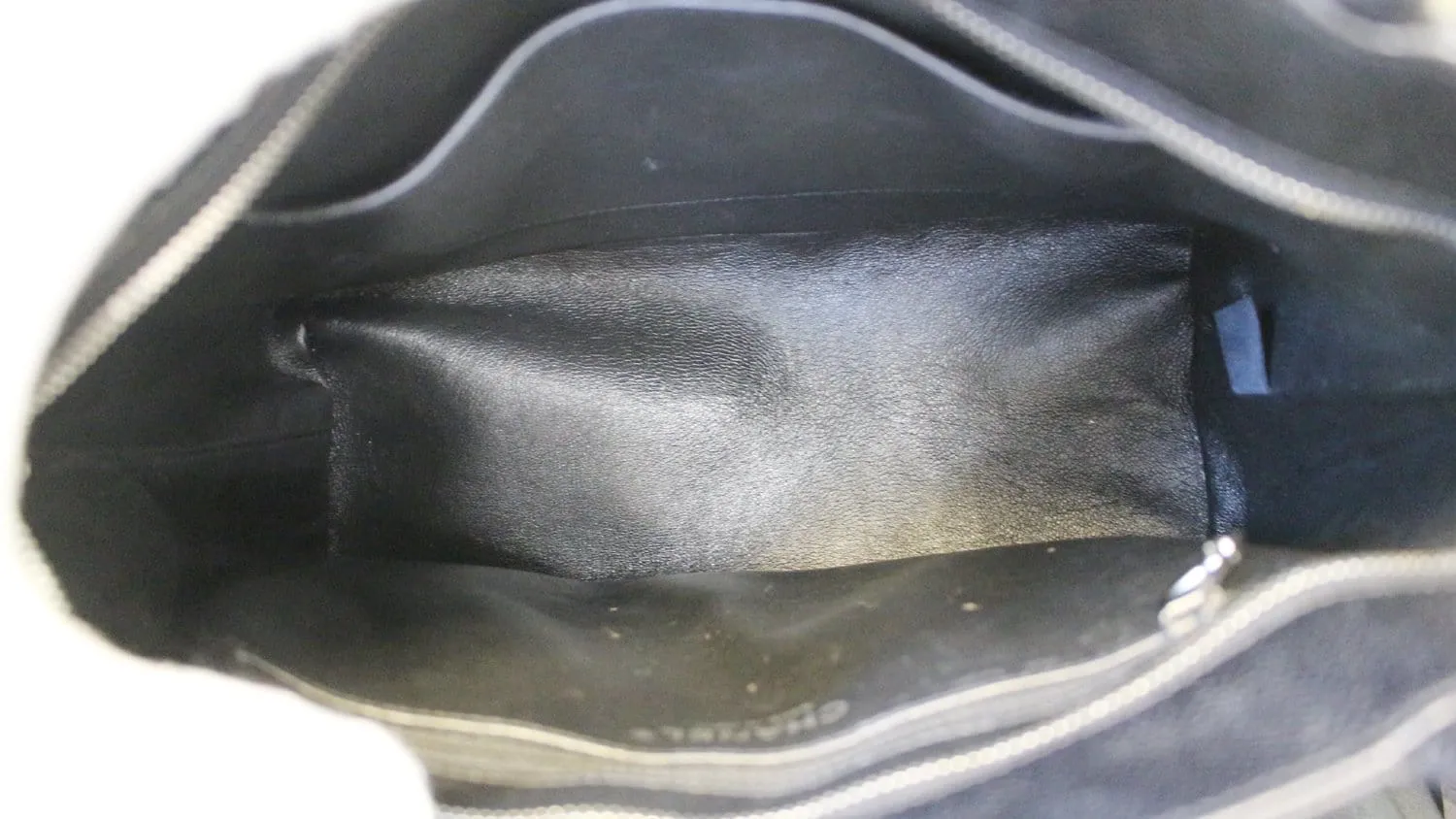 CHANEL Black Quilted Caviar Leather Medallion Tote Bag